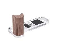 Cryfokt Camera L Shape Handgrip, Aluminium, Noyer Design | Montage stable, Compatible avec X E5, Léger, Fonction de dégagement rapide, Patins antidérapants