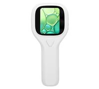 Cryfokt Caméra Loupe Numérique Portable de 2 Pouces avec 6 LED, Microscope Numérique Portable 500X pour Enfants, Cadeaux éducatifs, Batterie au Lithium (Blanc)