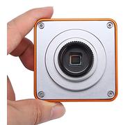 Cryfokt Caméra pour Microscope 21 MP (Monture C) avec Sorties et USB, Caméra Vidéo HD 2K/1080p avec Enregistrement sur Carte TF et Télécommande - pour Microscopes Industriels