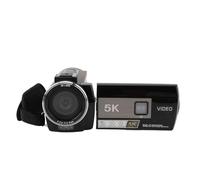 Cryfokt Caméscope, écran Tactile IPS de 3 Pouces, Rotation à 90 Degrés, Nocturne, Caméra Vidéo HD 5K pour Vlogging