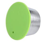 Cryfokt Capsules de café Réutilisables en Acier Inoxydable, Adaptées à, Couvercle en Silicone de qualité Alimentaire, Respectueuses de L'environnement, Rouge (GREEN)