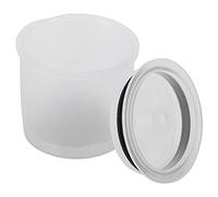Cryfokt Capsules de café Réutilisables, Transparentes et Durables, Filtre pour Machine à café, Haute qualité PP + Acier Inoxydable 304, 1 Pièce
