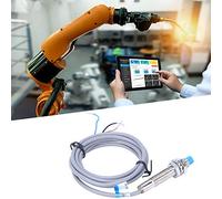 Cryfokt Capteur D'approche Inductif de Commutateur de proximité pour Machine-Outil de Travail des Métaux Textiles - 10 Pièces LJ8A3-2-Z/BY M8 DC 3 Fils PNP sans Contrôle Automatique