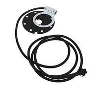 Cryfokt Capteur D'assistance à la Pédale de Vélo électrique, Aimants Durables, Système Pas, Capteur de Vitesse pour Vélo de Montagne, Matériau PC, Prise 36V/48V pour Accessoires de électrique