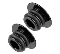 Cryfokt Capuchons de Guidon en Alliage D'aluminium de Haute qualité pour Vélo de Route, Longue Durée de Vie, Noirs, 1 Paire, Légers et Faciles à Transporter pour les Cyclistes (BLACK)