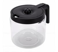 Cryfokt Carafe à café en Verre, 1,8 L Design de Remplacement | Verre borosilicate durable, Compatible avec de nombreuses marques, Poignée confortable