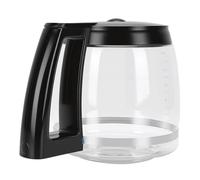 Cryfokt Carafe à café en Verre, Remplacement de Cafetière en Verre Borosilicate à Large Ouverture Résistant à la Chaleur et au Froid, Cafetière en avec Poignée de Couvercle Amovible, Bec Anti-Goutte