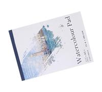 Cryfokt Carnet de Croquis pour Artistes, Bloc-notes en Papier Aquarelle pour Peinture et Dessin, Carnet Créatif A4 A5 pour Artistes et Designers, Support en Carton, 15 Feuilles, 30 Pages (A5)