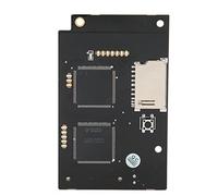 Cryfokt Carte de Simulation de Lecteur Optique GDEMU V5.15b, Kit de Dissipateurs Thermiques et Support Métallique pour Carte Mémoire 32 Go pour Console SEGAdreamcast VA1 (formats