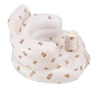 Cryfokt Chaise de Dîner Gonflable en PVC pour bébé, Protection de la Colonne Vertébrale, Alimentation et Voyage Faciles, Belles Impressions (#2)