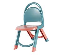 Cryfokt Chaise Pliante pour Enfant Chaise Pliable Multifonctionnelle pour Enfants pour la Maison et la Maternelle Design Mignon avec Plastique Résistant à la Charge 20,5 X 16,1 X 11,8 Pouces (Cyan)