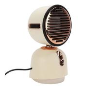 Cryfokt Chauffage électrique avec Humidificateur, Fonctionnement Silencieux, Chauffage Compact pour Espace de Bureau, Chambre à Coucher, Bureau, Grille Anti-brûlure, Conception Légère (Prise UE 220V)