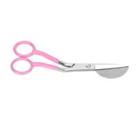 Cryfokt Ciseaux à Bec de Canard en Acier Inoxydable de 6 Pouces, Ciseaux à Coudre Ergonomiques pour Couper des Vêtements sur Mesure, pour Couper le Fil à Broder à Usage Domestique (PINK)