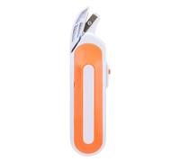 Cryfokt Ciseaux électriques sans Fil, Lames Métalliques Incisives, Double Alimentation pour la Couture, L'artisanat, Ciseaux électriques Portables Légers pour Tailleurs, Métal, 1 Ensemble