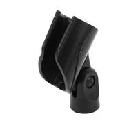 Cryfokt Clip de Micro à Angle Réglable, Support de Montage Antichoc Durable pour Micros de 25 à 30 Mm, Idéal pour les Artistes et les Faiseurs de Discours, fabriqué en ABS Robuste