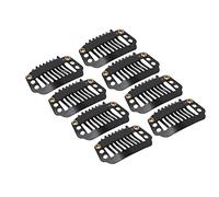 Cryfokt Clips de Perruque Invisibles 100 Pièces Clips D'extension de Cheveux à 8 Dents à Pression pour un Port Sûr et Confortable, Adaptés à la Maison et au Salon de Coiffure
