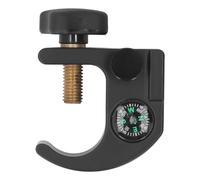 Cryfokt Collier de Serrage pour Poteau RTK, Support Réglable | Support Guidon GPS avec Boussole, Alu anodisé, Compact, Léger et Résistant 38 Mm à 20 Mm, for Intérieur Extérieur