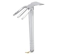 Cryfokt Compact Steel Rake with Dual-Use Function and Comfortable Handle