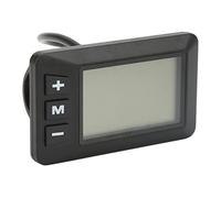 Cryfokt Compteur D'affichage LCD pour Vélo électrique, étanche, Enregistrement en Temps Réel, Visualisation sans Effort pour Vélos électriques, Scooters, Boîtier en Plastique