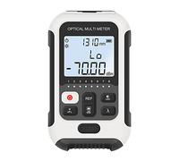 Cryfokt Compteur de Puissance à Fibre Optique, Testeur de Câble à Fibre Optique Multifonctionnel Haute Précision SC FC St pour 850, 980, 1270, 1300, 1310, 1490, 1550, 1577, 1625, 1650 Nm