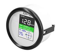 Cryfokt Compteur de Vitesse GPS avec Nœud Mph Km/H, Compteur Kilométrique Multifonction pour Moteur, Générateur, Machines de Construction, écran TFT 85 Mm, Véhicules Universels