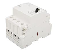 Cryfokt Contacteur AC 4P 63A 220V 50Hz avec Interrupteur de Commande Manuel, économie D'énergie et, Idéal pour un Usage Domestique (4NO)