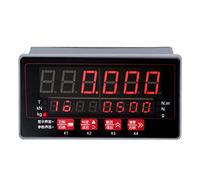 Cryfokt Contrôleur de Cellule de Charge, Instrument de Pesage Numérique à Double Affichage avec Affichage LED à 6 Chiffres et Relais à 4 Canaux, avec Communication 15 à 30 V DC, Coque