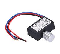 Cryfokt Contrôleur de Vitesse de Moteur à Courant Continu, Interrupteur de Vitesse électronique Efficace pour Ventilateurs de Voiture, Moniteur PWM 12V pour Ventilateurs de Refroidissement
