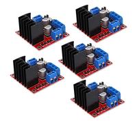 Cryfokt Contrôleur D'entraînement du Module de Commande de Moteur | Forte capacité de Conduite | Carte Double Pont en H L298N | pour Moteurs Pas à Pas | Scène Applicable : Projets D'ingénierie