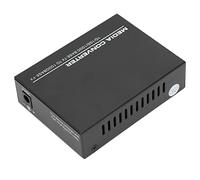 Cryfokt Convertisseur de Média Gigabit SFP vers RJ45 10 100 1000Base TX vers 1000Base FX Convertisseur de Média Ethernet Fibre Multimode avec Boîtier en Métal Robuste pour Une Utilisation Intérieure