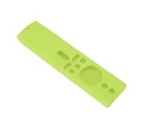 Cryfokt Coque de Protection Antidérapante en Silicone pour Télécommande Mi Box S 4K, Coque de Télécommande Antichoc pour Mi TV Stick, Matériau en Silicone Doux pour la Peau (Vert Lumineux)