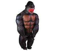 Cryfokt Costume de Dinosaure Gonflable, Confortable pour les Enfants et les Adultes, X116 : 170 à 200 Cm, X117 : 120 à 160 Cm, Costumes de Dinosaures D'Halloween Costume de T Rex (X116)