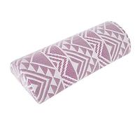 Cryfokt Coussin Doux pour les Mains pour Nail Art, pour une Utilisation Confortable en Salon ou à la Maison, Design Réglable en Rose, Bleu, Violet, 1 unité (géométrie violette)
