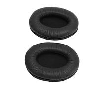 Cryfokt Coussinets d'oreille de Remplacement en Cuir Améliorant Les Basses, Coussins Confortables pour écouteurs MDR NC60 D333 DR BT50, Noirs, 2 Pièces, à Installer et à Utiliser pour Les