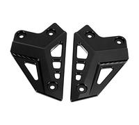 Cryfokt Couvercle de Plaque de de Repose-pieds de Moto Haute Résistance pour Z900 2017-2021, Design élégant pour la Mise à Niveau, Installation Facile pour les Amateurs de Moto (BLACK)