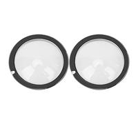 Cryfokt Couvercle de Protection D'objectif de Caméra d'action Durci pour One X2, Film 3 Couches à Haute Transmission de la Lumière, 2 Pièces pour Les Amateurs D'aventure