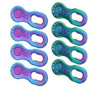 Cryfokt Cryfokt Kit de Réparation de Connecteur de Maillon de Chaîne de Vélo en Acier 12 Vitesses pour Accessoire de Cyclisme de Vélo de Montagne et de Route, 4 Paires, doré, coloré, Argent, 28g