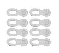 Cryfokt Cryfokt Kit de Réparation de Connecteur de Maillon de Chaîne de Vélo en Acier 12 Vitesses pour Accessoire de Cyclisme de Vélo de Montagne et de Route, 4 Paires, doré, coloré, Argent, 28g