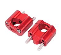 Cryfokt Cryfokt Paire de Pinces de Montage de Guidon de Mm 28 Mm, Adaptateur de Montage en Alliage D'aluminium Haute Résistance pour Guidon 1/8" 7/8" pour Motocyclistes (SILVER) (SILVER)