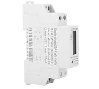 Cryfokt DDS5188 Compteur électrique Numérique sur Rail Din LCD pour KWh/heure - Compteur D'énergie monophasé de Haute Précision pour Installation Intérieure