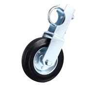 Cryfokt de Portail Réglable à Boulon en U de 6 Pouces, Roue de Portail de Clôture à Maillons de Chaîne Portant une Charge de 500 Lb pour une mobilité Améliorée du