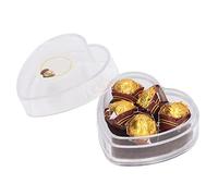 Cryfokt Décoration de Chocolat pour Maison de Poupée à L'échelle 1:12, Jolie Boîte de Chocolat Miniature, Parfaite pour la Décoration de Maison de Poupée, en Plastique Sûr, Comprend 5 Modèles de