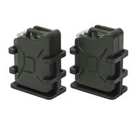 Cryfokt Décoration Durable de Réservoir de Carburant simulé de Voiture RC pour Voiture sur Chenilles 1/8 1/10 RC SCX10, Mini Huile Réaliste Peut Mettre à Niveau L'accessoire (Vert foncé)