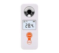 Cryfokt Digital Brix Refractometer 0-32% avec Précision 0,1% | Compteur de sucre portable pour tester les fruits, le café, le miel, le vin et les jus