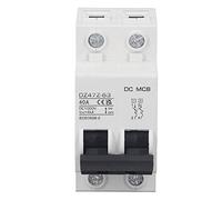 Cryfokt Disjoncteur DC, 2P, 1000V Protection contre les Surcharges, pour | Déclenchement rapide, Extinction d\'arc magnétique, Installation par pince à vis, Systèmes d\'énergie solaire, -35℃ à +70℃
