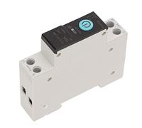 Cryfokt Disjoncteur Intelligent WiFi, Compteur D'énergie, 3 Modes de Synchronisation, Voltmètre KWh 1P, Ampèremètre, Compteur D'énergie, Rail DIN, TéléCommande sans Fil, Minuterie, (10A)