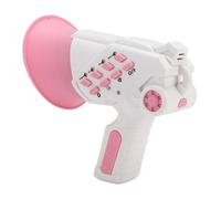 Cryfokt Dispositif de Changeur de Voix pour Enfants, Jouet à Changement de Voix Multiple, Effets Sonores Créatifs et Amusants pour la Récréation, Portable en Plastique (Pink)