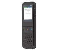 Cryfokt Dispositif de Traduction de Langue T10 Pro, Compact et Intelligent, Traducteur en Temps Réel pour Les Voyages, Les Réunions de Shopping, Mini Conception ABS (Black)