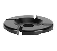 Cryfokt Disque de Coupe de Sabot Double Face 4 Lames Plus Tranchantes, Coupe en Alliage d'aluminium Léger et Durable pour Le Soin des Sabots de Bovins, Vaches, Chevaux, Moutons avec Meuleuse, Outil