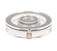 Cryfokt Disque de Pierre à Air pour Aquarium, Diffuseur de Bulles en Acrylique Efficace, Augmente L'oxygène Silencieusement pour la Vie Aquatique, Eau Douce et Eau Salée (L)